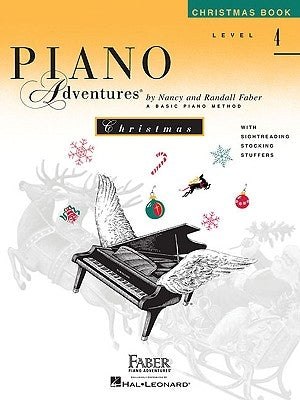 Level 4 - Christmas Book: Piano Adventures by Faber, Nancy