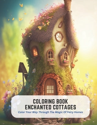 Coloring Book Enchanted Cottages: Color Your Way Through The Magic Of Fairy Homes by Figueroa, Diana