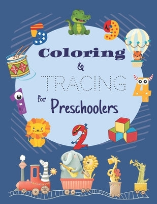 Coloring & Tracing for Preschoolers: Big book for kids, A lot of fun with Numbers, Letters, Colors, Shapes and more by Publishing, Happy 3. Pigs