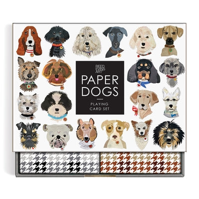 Paper Dogs Playing Card Set by Galison