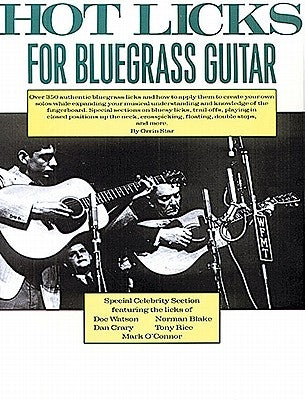 Hot Licks for Bluegrass Guitar by Star, Orrin