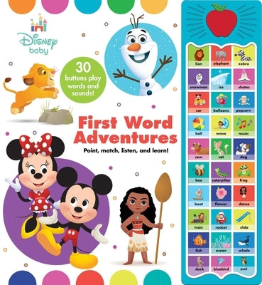 Disney Baby: First Word Adventures Sound Book [With Battery] by Pi Kids