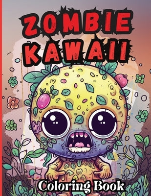 Zombie Kawaii Coloring Book: Zombie coloring book for adults art therapy, stress and anxiety relief activity for adults and teens by Tobba