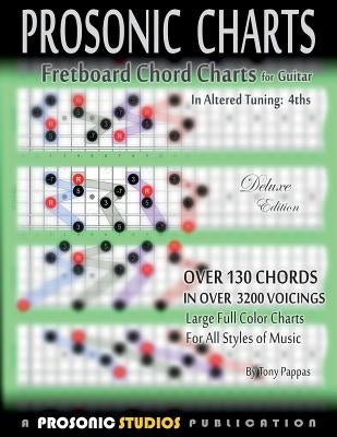 Fretboard Chord Charts for Guitar - In Altered Tuning: 4ths by Pappas, Tony