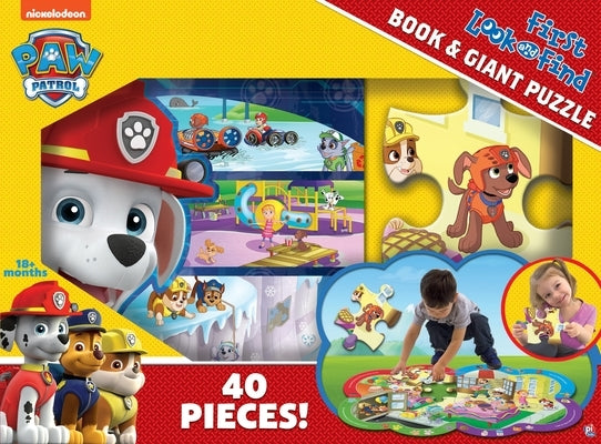 Nickelodeon Paw Patrol: First Look and Find Book and Giant Puzzle by Pi Kids