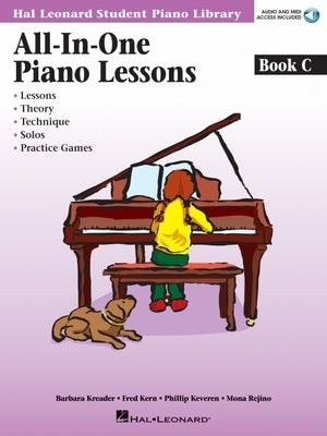 All-In-One Piano Lessons Book C - Book with Audio and MIDI Access Included (Book/Online Audio) [With CD (Audio)] by Kern, Fred