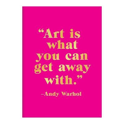 Andy Warhol Hardcover Book of Sticky Notes by Galison