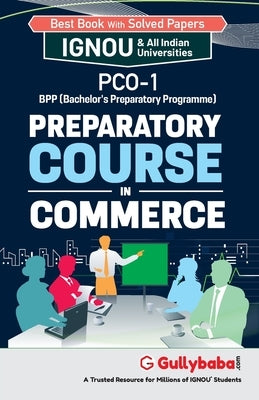 PCO-1 Preparatory Course In Commerce by Panel, Gullybaba Com