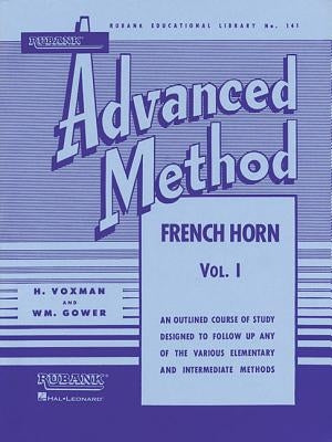 Rubank Advanced Method, Volume 1-French Horn by Voxman, H.