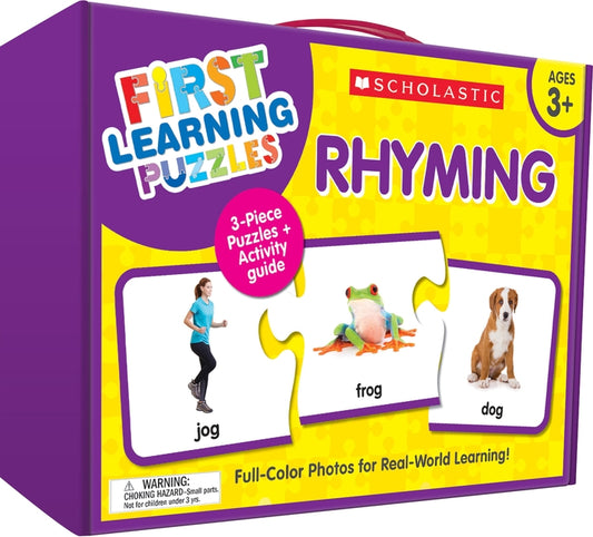 First Learning Puzzles: Rhyming by Scholastic