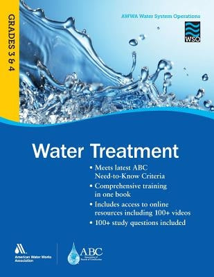 Water Treatment Grades 3 and 4 Wso: Awwa Water System Operations Wso by Awwa