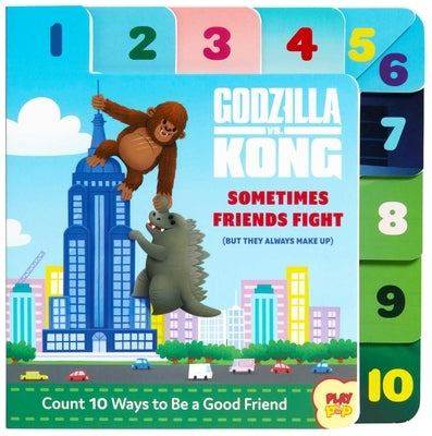 Godzilla vs. Kong: Sometimes Friends Fight: (But They Always Make Up) (Friendship Books for Kids, Kindness Books, Counting Books, Pop Culture Board Bo by Herring, Carol