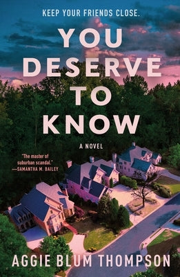 You Deserve to Know by Thompson, Aggie Blum