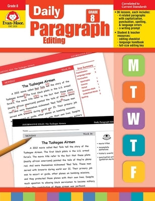 Daily Paragraph Editing Grade 8 by Evan-Moor Corporation