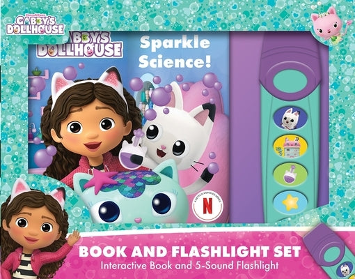 DreamWorks Gabby's Dollhouse: Sparkle Science! Book and 5-Sound Flashlight Set [With Battery] by Pi Kids