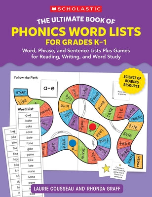 The Ultimate Book of Phonics Word Lists: Grades K-1: Games & Word Lists for Reading, Writing, and Word Study by Graff, Rhonda