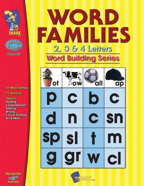 Word Families: 2, 3 & 4 Letters, Grades 1-3 by Habib, Karen Anne