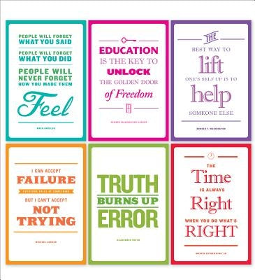 Inspirational African American Quotes Poster Set Bulletin Board: Volume 1 by Scholastic