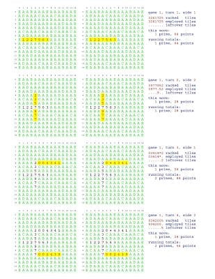 Prime Scrabble Examples 1-50 by Gurtowski, Francis