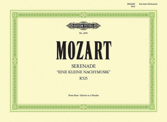 Serenade in G K525 Eine Kleine Nachtmusik (Arranged for Piano Duet) by Mozart, Wolfgang Amadeus