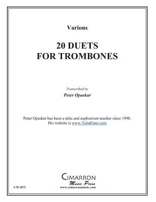 20 Duets for Trombone by Opaskar, Peter