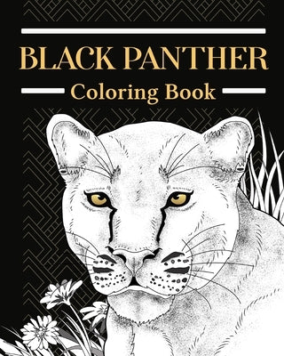 Panther Coloring Book: Jungle Animal Painting, Realistic Art, Funny Quotes and Freestyle Drawing Pages by Paperland