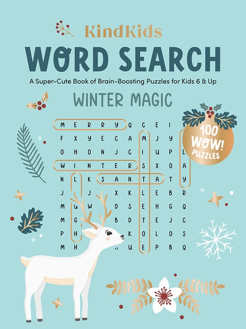 Kindkids Word Search Winter Magic: A Super-Cute Book of Brain-Boosting Puzzles for Kids 6 & Up by Better Day Books