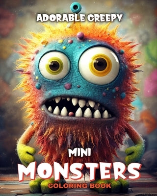 Adorable Creepy Mini Monsters Coloring Book: Funny, Silly Monster Coloring Pages for Adults, Teens and Kids by Peay, Regina