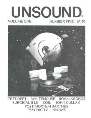 Unsound: Number Five, Volume One by Davenport, William Samuel