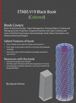 ETABS V19 Black Book (Colored) by Verma, Gaurav