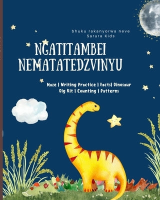 Ngatitambei nematatedzvinyu: Maze Writing Practice Facts Dinosaur Dig Kit Counting Patterns by Kids, Sarura