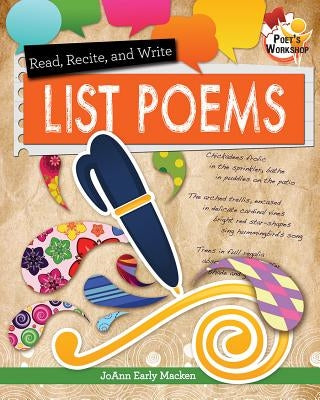 Read, Recite, and Write List Poems by Macken, Joann Early