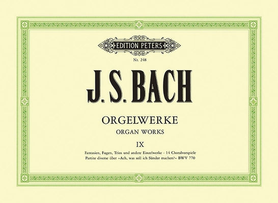 Organ Works: Other Works by Bach, Johann Sebastian