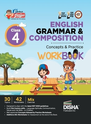 Perfect Genius Class 4 English Grammar & Composition Concepts & Practice Workbook Follows NEP 2020 Guidelines by Disha Experts