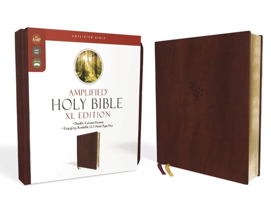 Amplified Holy Bible, XL Edition, Leathersoft, Burgundy by Zondervan