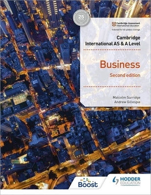 Cambridge International as & a Level Business Second Edition: Hodder Education Group by Surridge, Malcolm