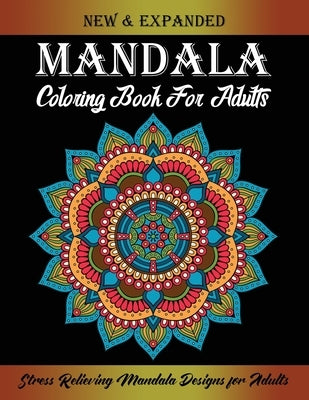 Mandala Coloring Book For Adults: 50 Easy Mandalas: Relaxing Coloring Book for Beginner with Easy and Fun Stress Relieving Mandala Designs for Adults by Coloring, Jade