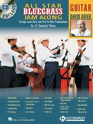 All Star Bluegrass Jam Along: For Guitar [With CD (Audio)] by Grier, David