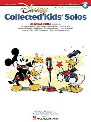 Disney Collected Kids' Solos with Companion Recorded Accompaniments Online - Book/Online Audio by Hal Leonard Corp