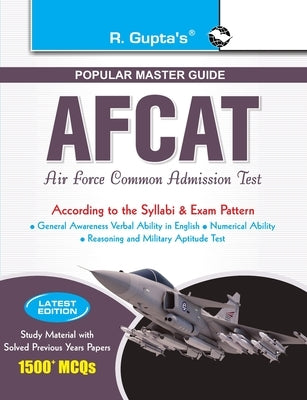 AFCAT (Air Force Common Admission Test) Exam Guide by Board, Rph Editorial