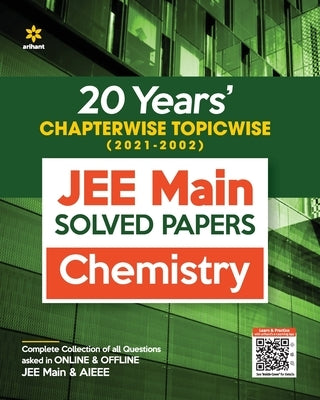 JEE Main Chapterwise Chemistry by Arihant Experts