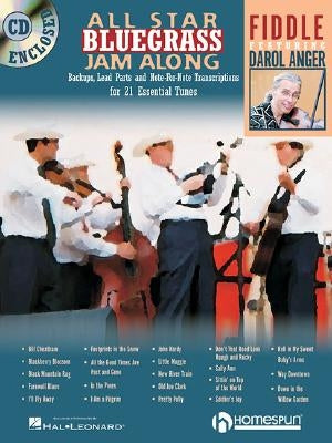 All Star Bluegrass Jam Along: For Fiddle [With CD (Audio)] by Anger, Darol