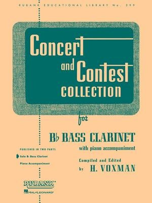 Concert and Contest Collection for BB Bass Clarinet: Solo Book Only by Voxman, H.