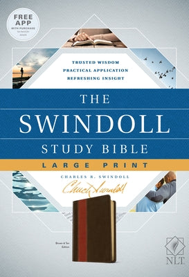 The Swindoll Study Bible NLT, Large Print by Swindoll, Charles R.