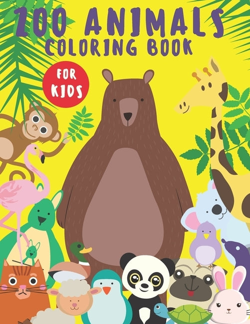 Zoo Animals: Coloring Book for Kids Ages 3-8 (Volume 1) by Kids, Joy