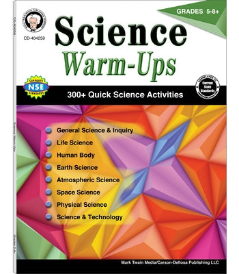 Science Warm-Ups, Grades 5-8 by Armstrong, Linda