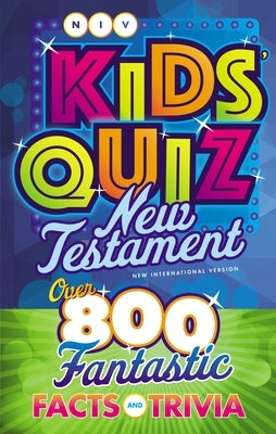 Niv, Kids' Quiz New Testament, Paperback, Comfort Print by Zondervan