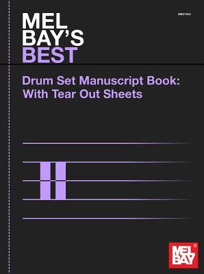 Mel Bay's Best Drum Set Manuscript Book by Mel Bay Publications