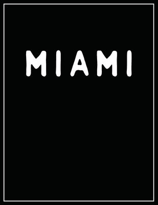 Miami: Black and white Decorative Book - Perfect for Coffee Tables, End Tables, Bookshelves, Interior Design & Home Staging A by Interior Styling, Contemporary