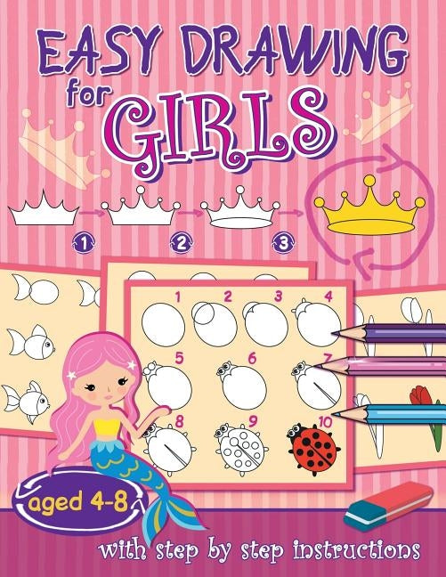 Easy drawing for girls: aged 4-8 by 4. Busy Hands